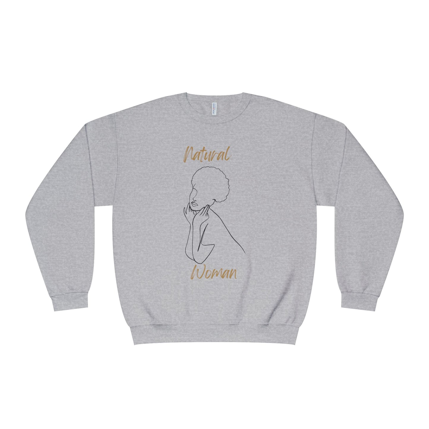 Natural Woman Cute Afro (BL) Crewneck Sweatshirt