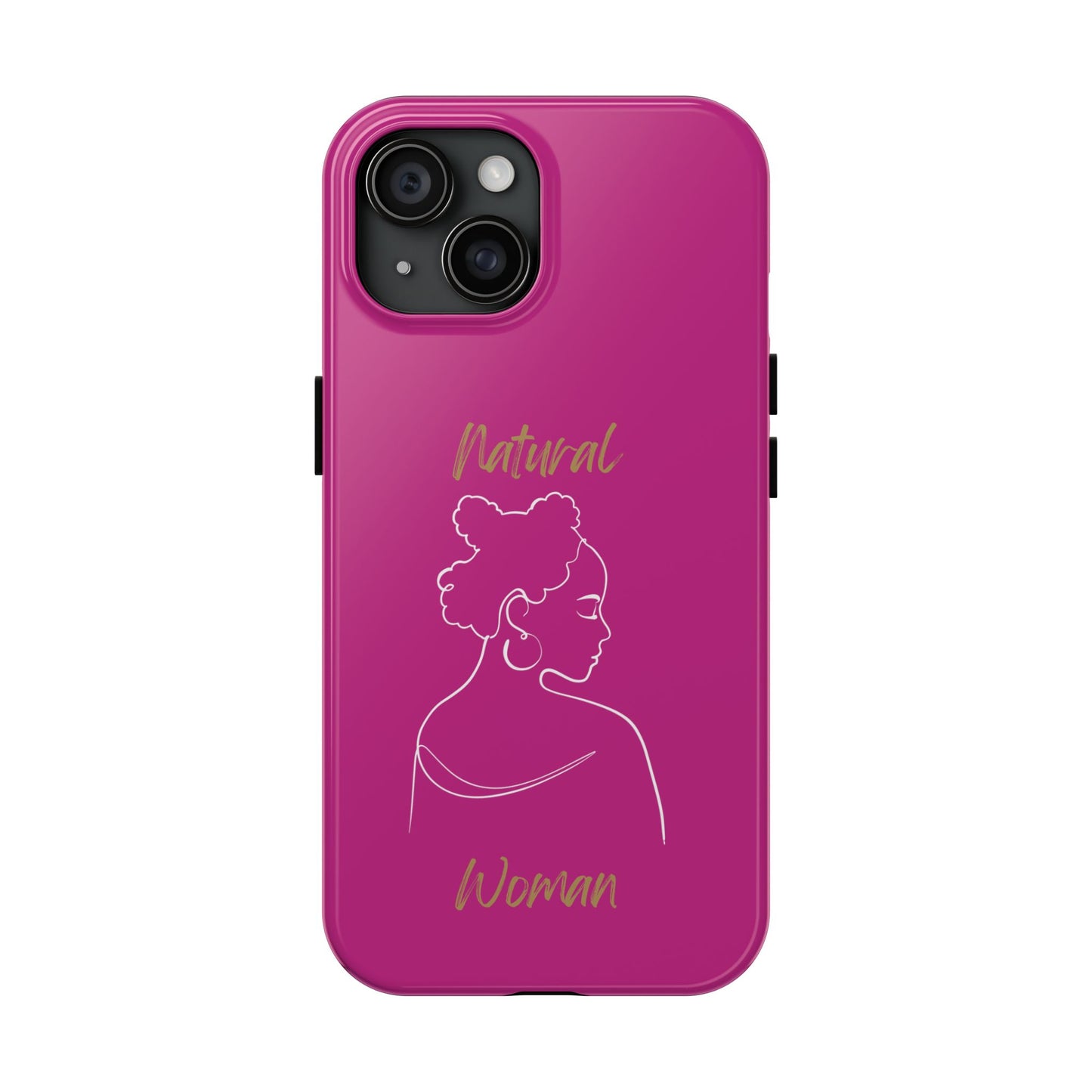 Natural Woman Twists (WL) Tough Phone Case PINK