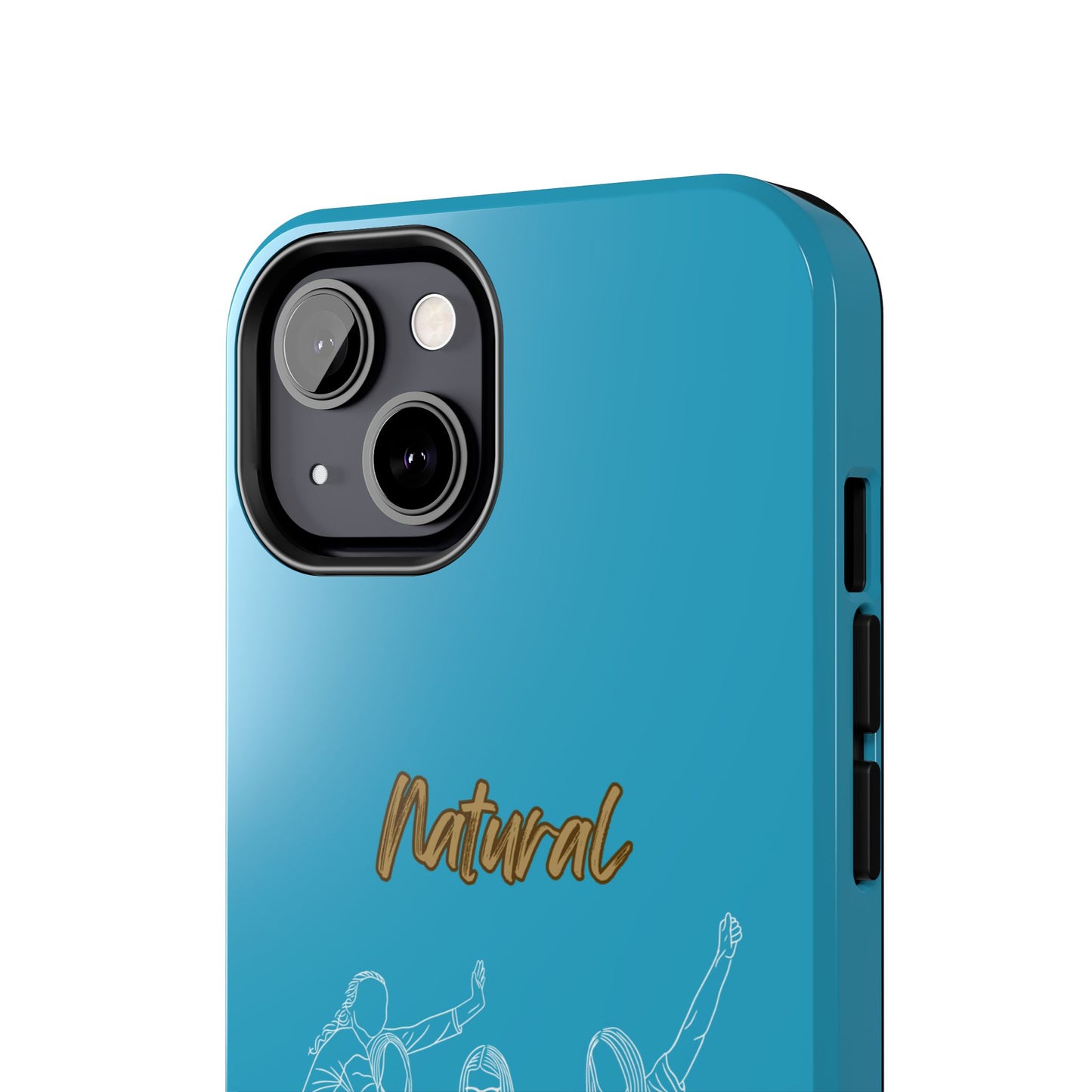 Natural Woman Piggy Back (WL)Tough Phone Cases TURQUOISE