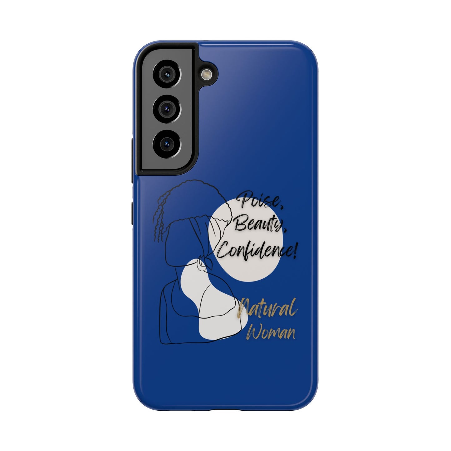 Natural Woman Puff (BL)Tough Phone Cases DARK BLUE