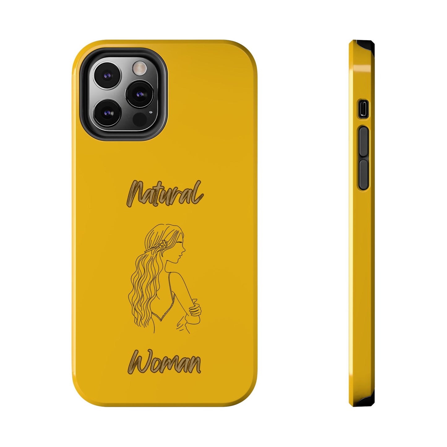 Natural Woman Young Woman (BL)Tough Phone Cases YELLOW