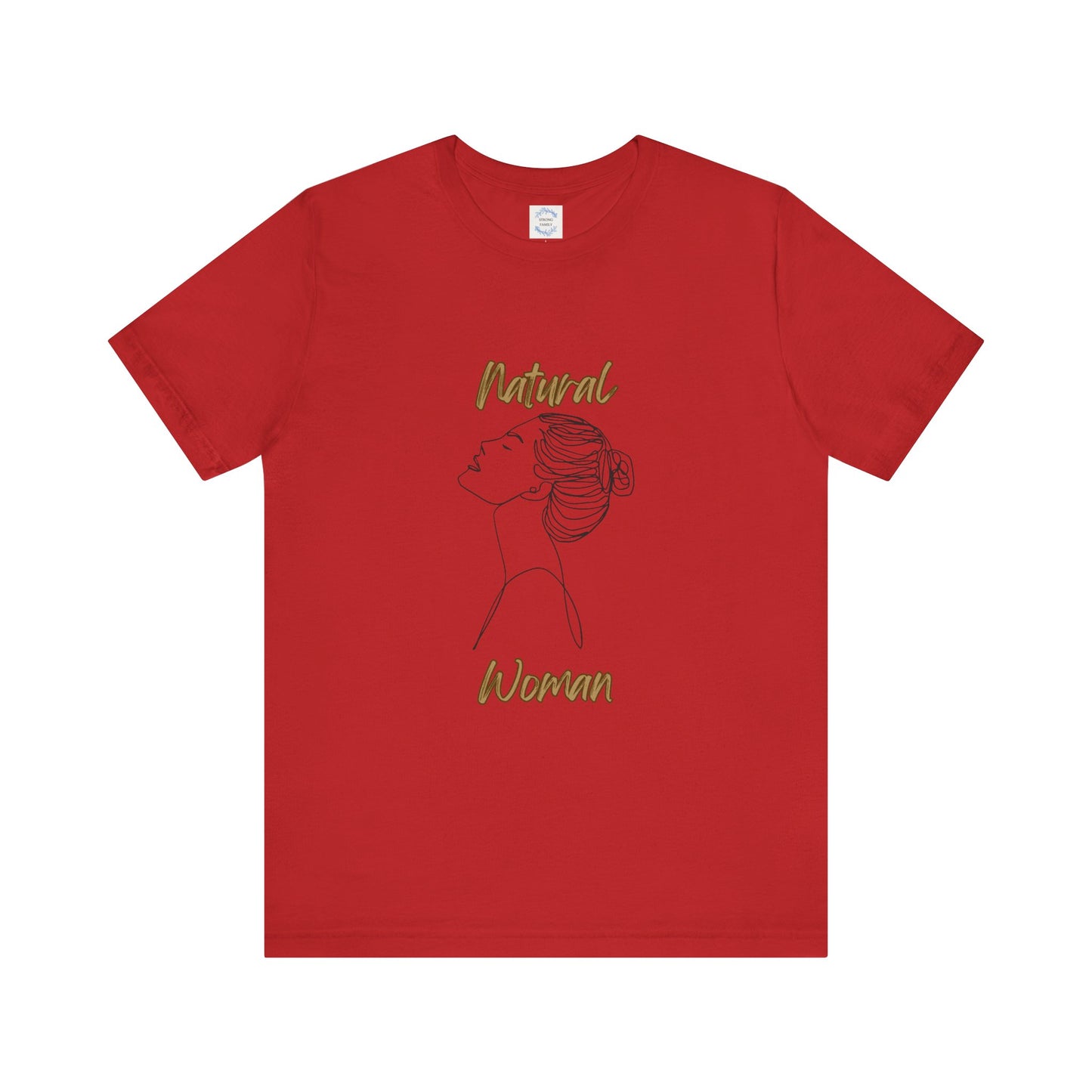 Natural Woman Wet Bun (BL) Short Sleeve T-Shirt