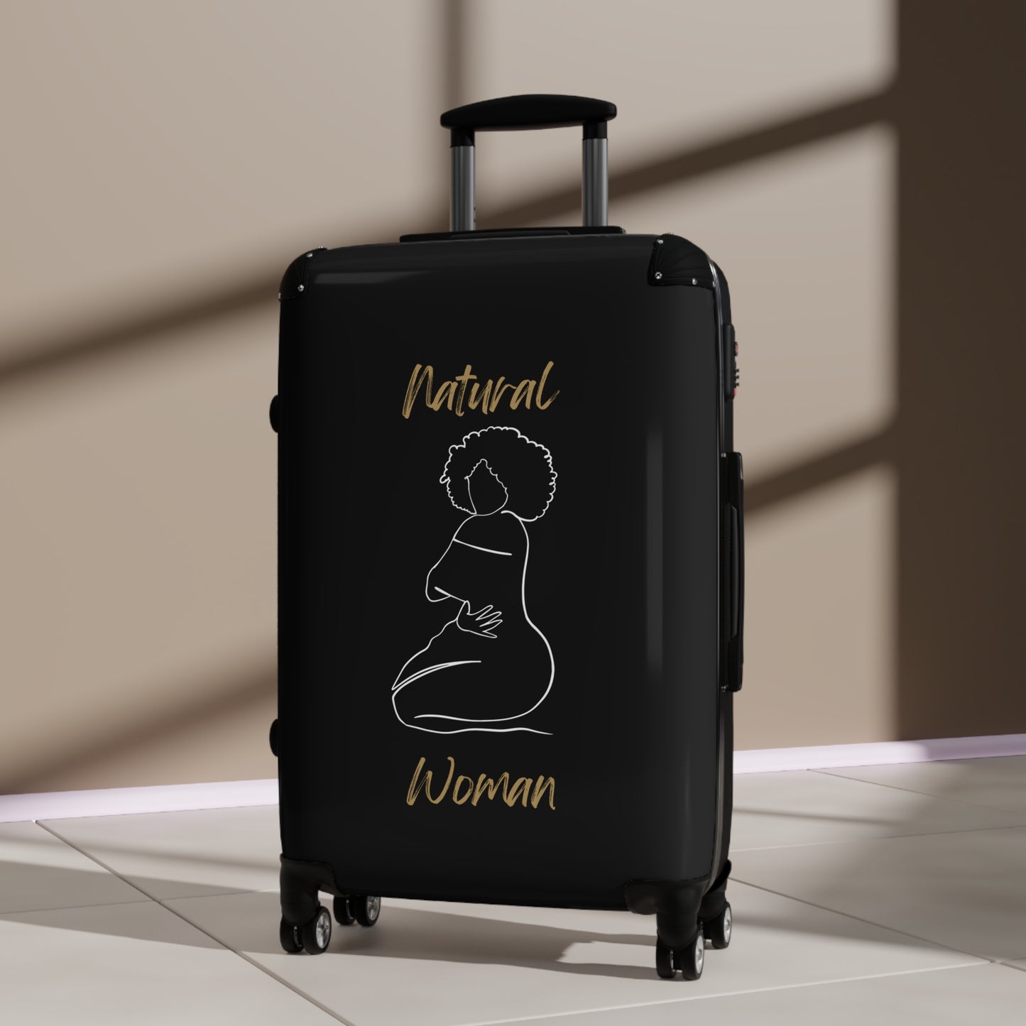Natural Woman Hug (WL) Suitcase BLACK