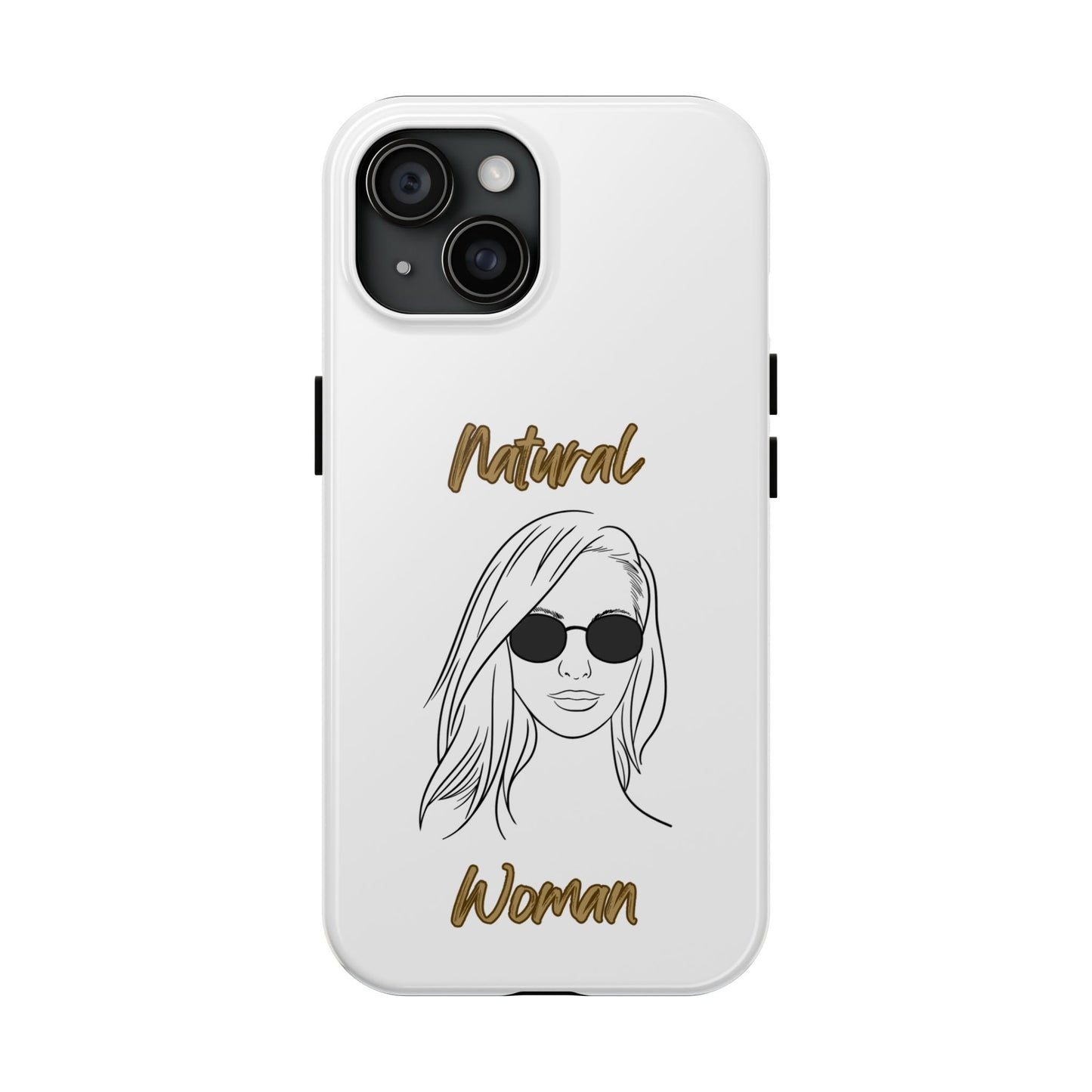 Natural Woman Shades (BL)Tough Phone Cases WHITE