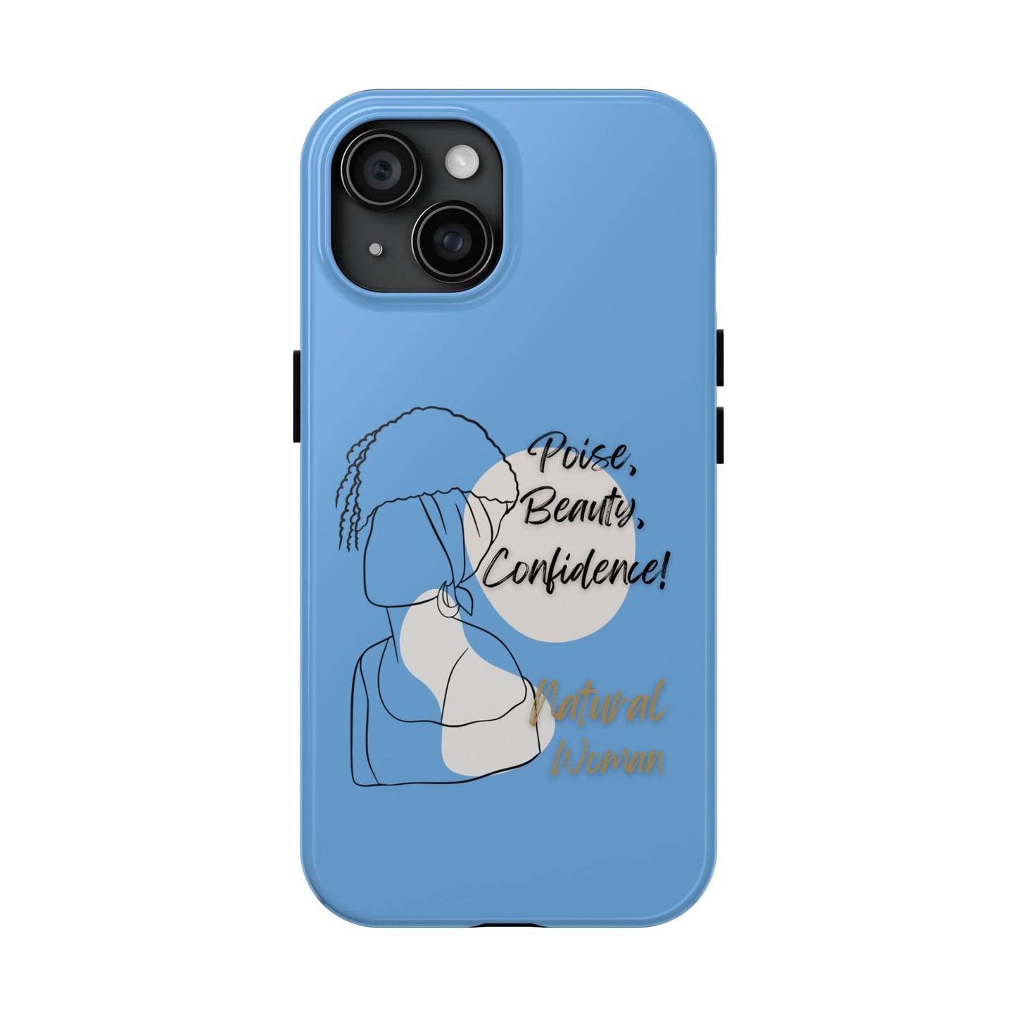Natural Woman Puff (BL)Tough Phone Cases LIGHT BLUE