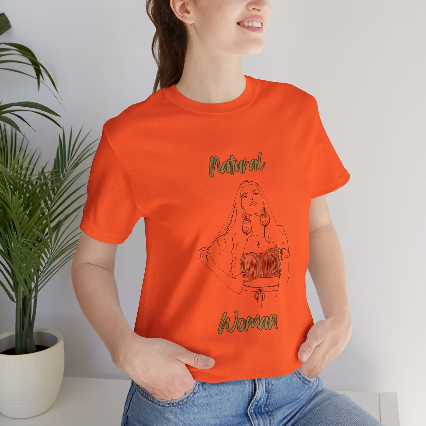 Natural Woman Thinking (BL) Short Sleeve T-Shirt