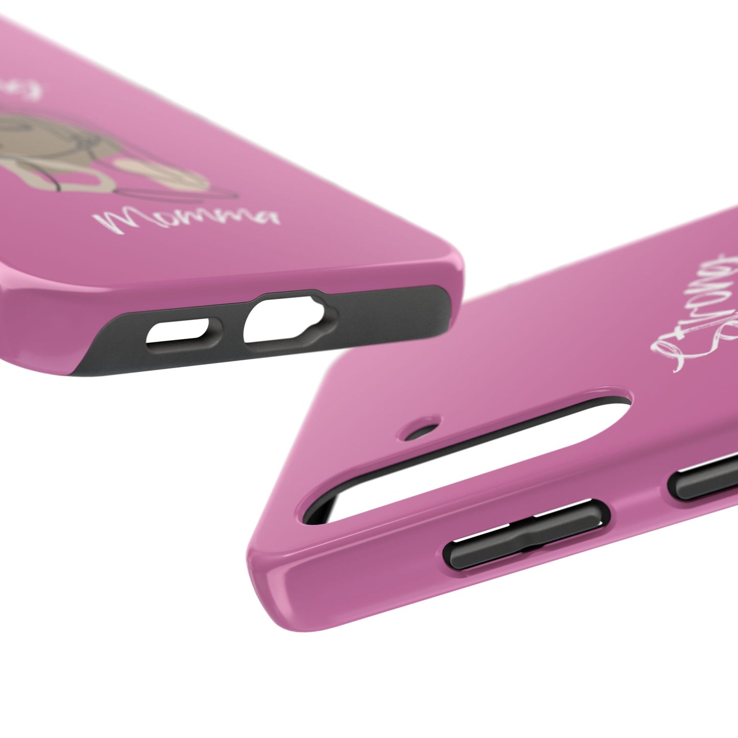 Strong Momma (WL) Tough Phone Cases LIGHT PINK