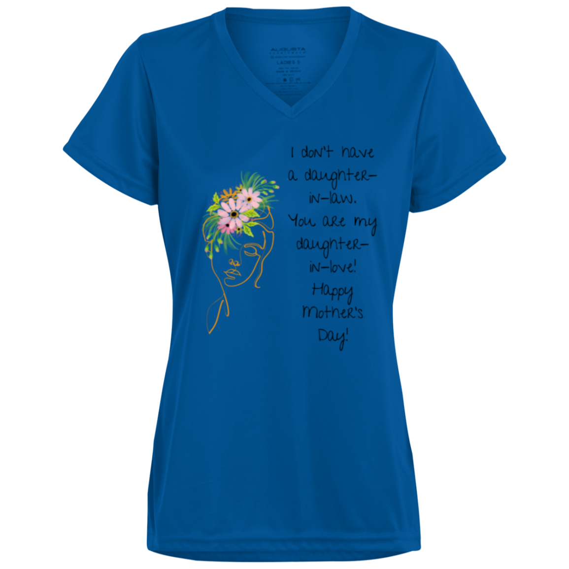 DAUGHTER IN LOVE Moisture-Wicking V-Neck Tee