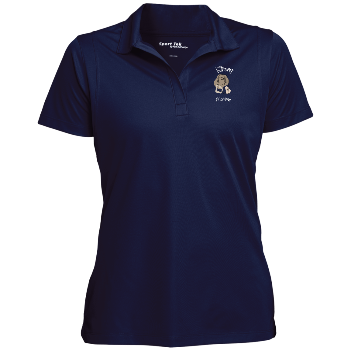 STRONG MOMMA Polo Moisture-wicking & snag-resistant