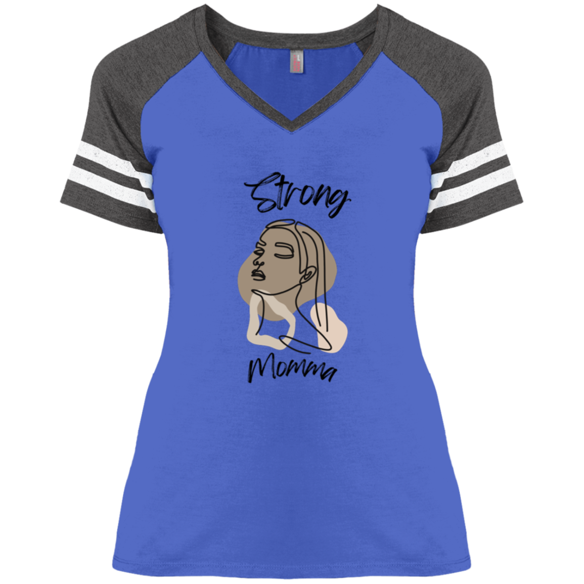 STRONG MOMMA Game V-Neck