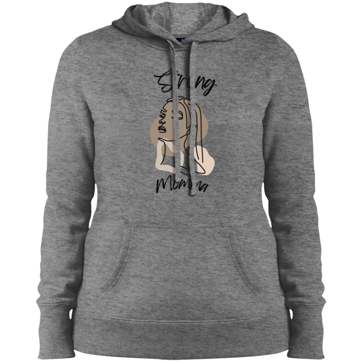STRONG MOMMA Pullover Hooded Sweatshirt