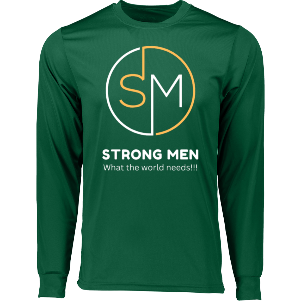 STRONG MEN Long Sleeve Moisture-Wicking Tee