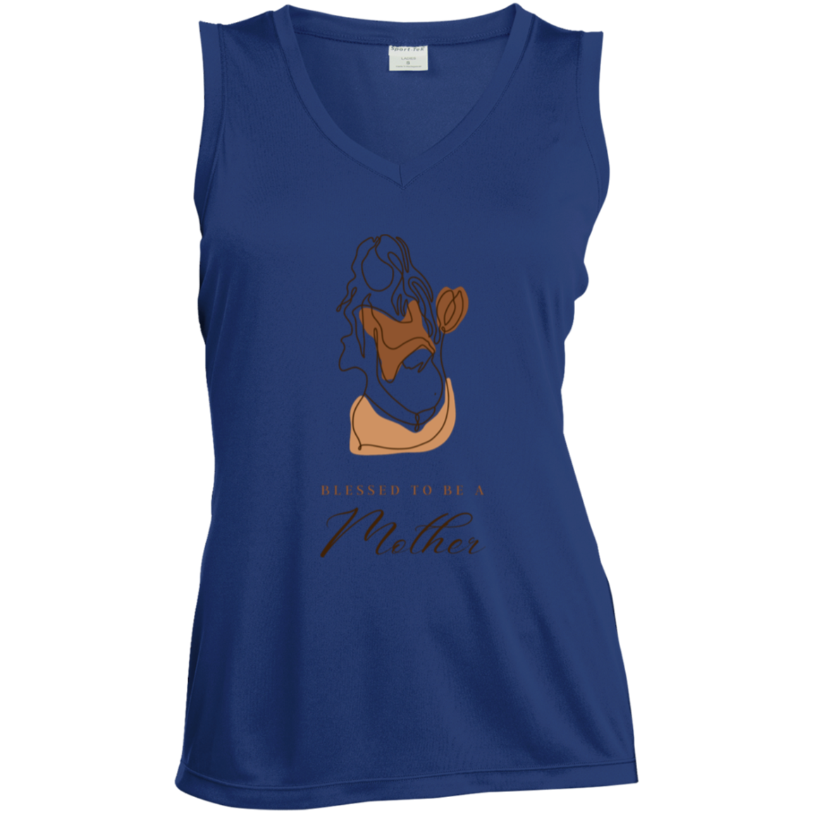 LST352 Ladies' Sleeveless V-Neck Performance Tee