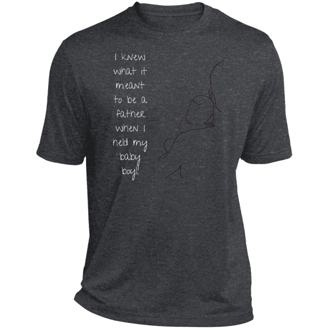 I KNEW WHAT IT MEANT...BOY Heather Performance Tee