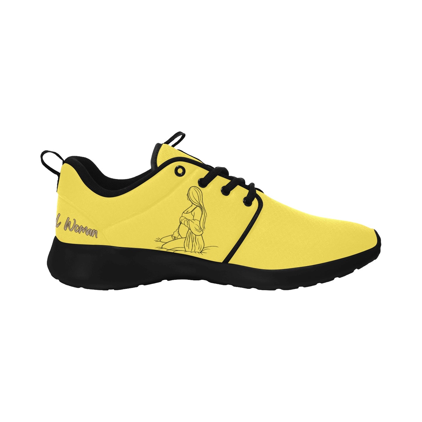 Natural Woman EXPECTING (BL) YELLOW w/ Sole Sneakers