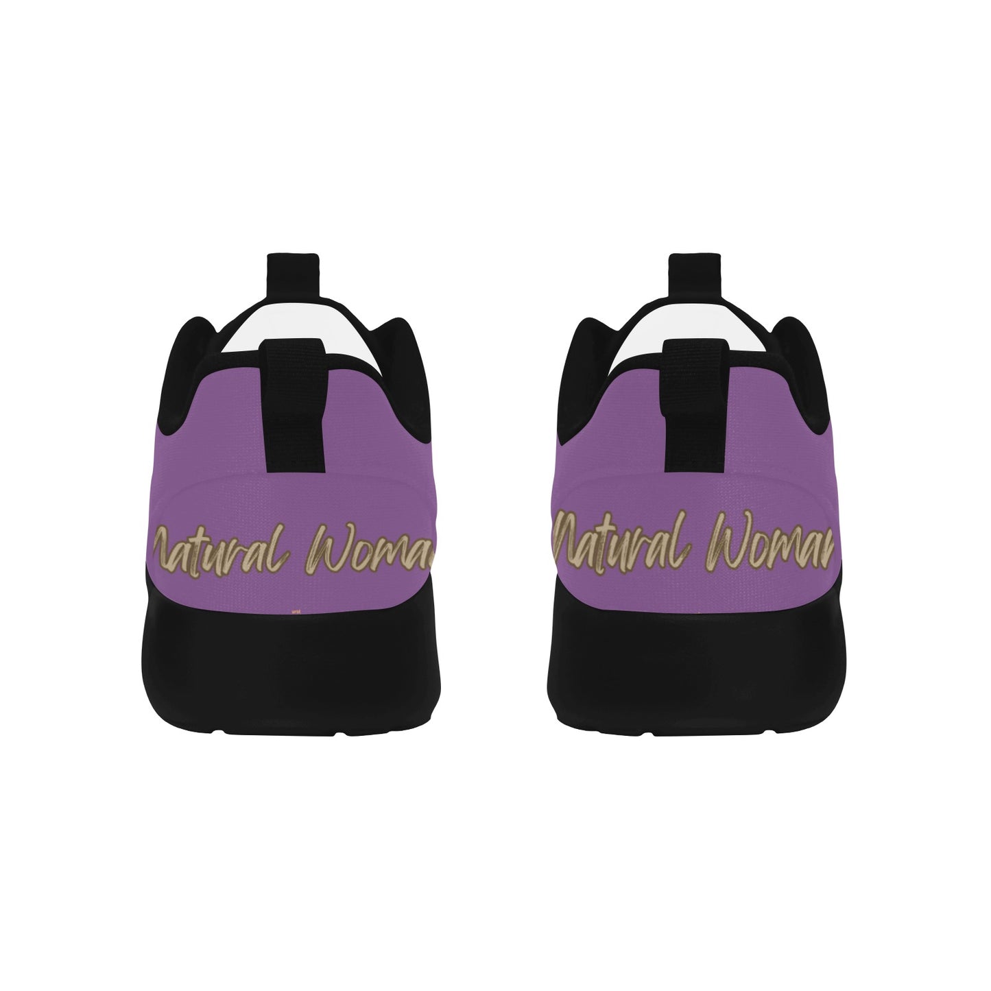 Natural Woman AFRO (BL) PURPLE w/ Black Sole Sneakers