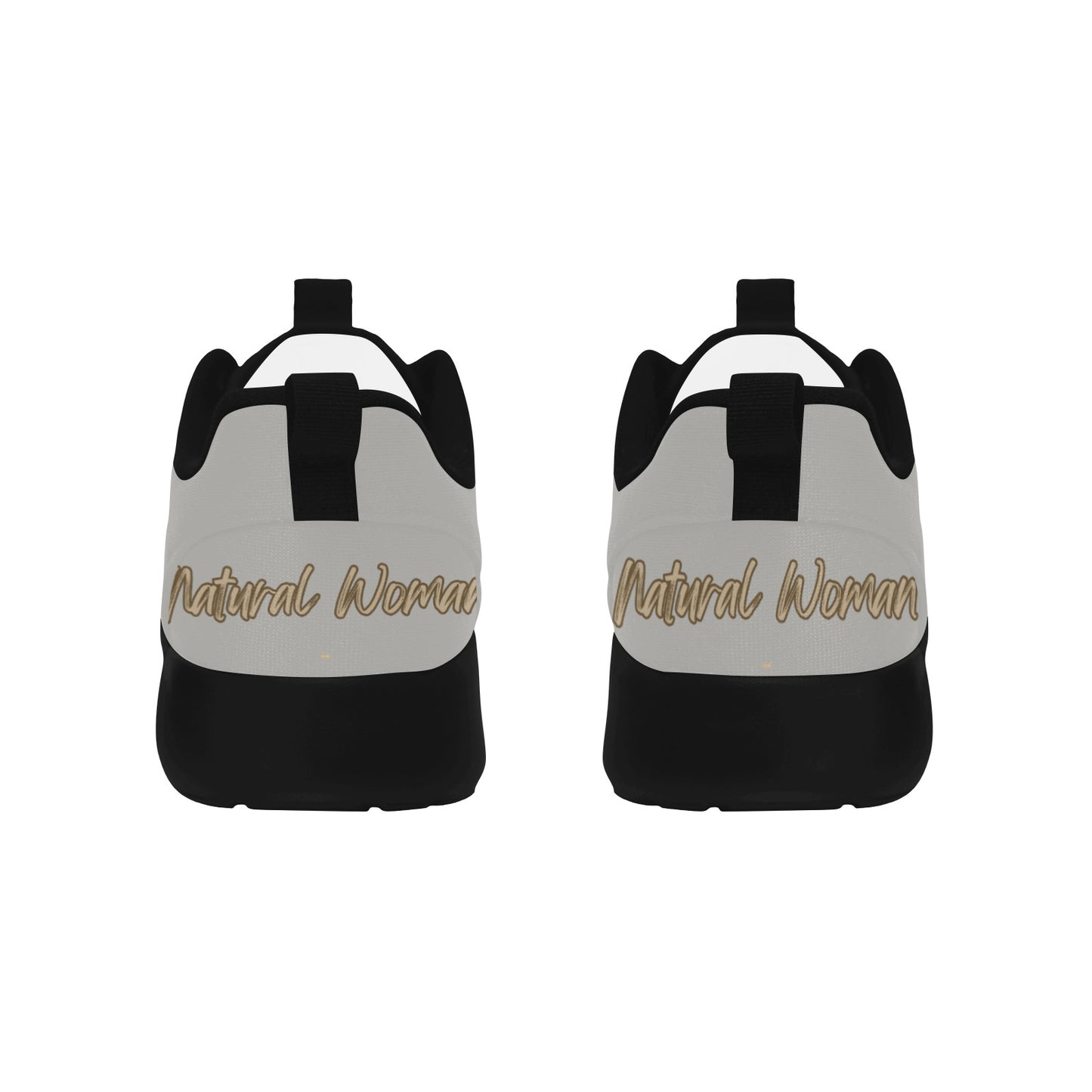 Natural Woman SAFE WITH MOMMA (BL) GRAY w/ Sole Sneakers