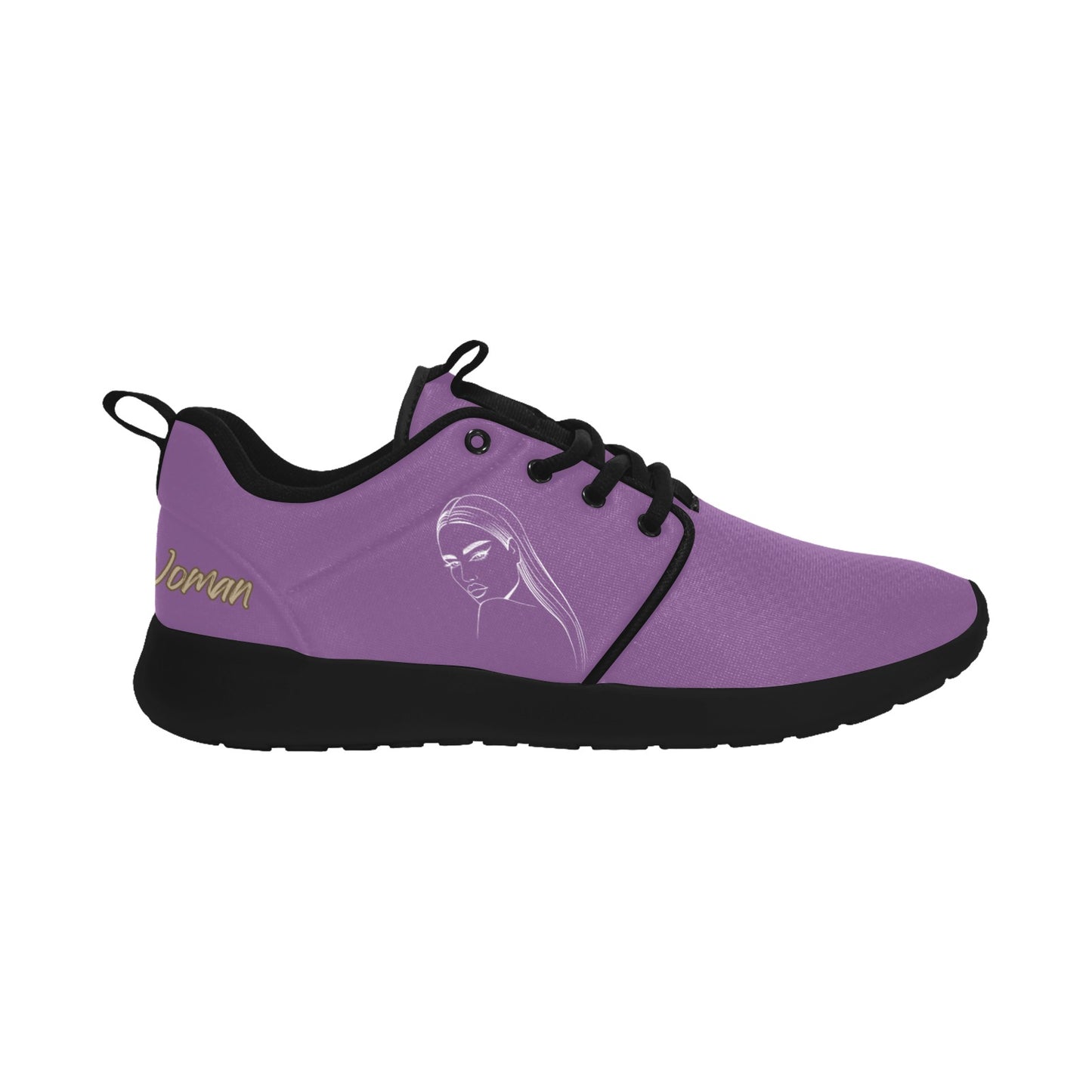 Natural Woman THE STARE (WL) PURPLE w/ Black Sole Sneakers