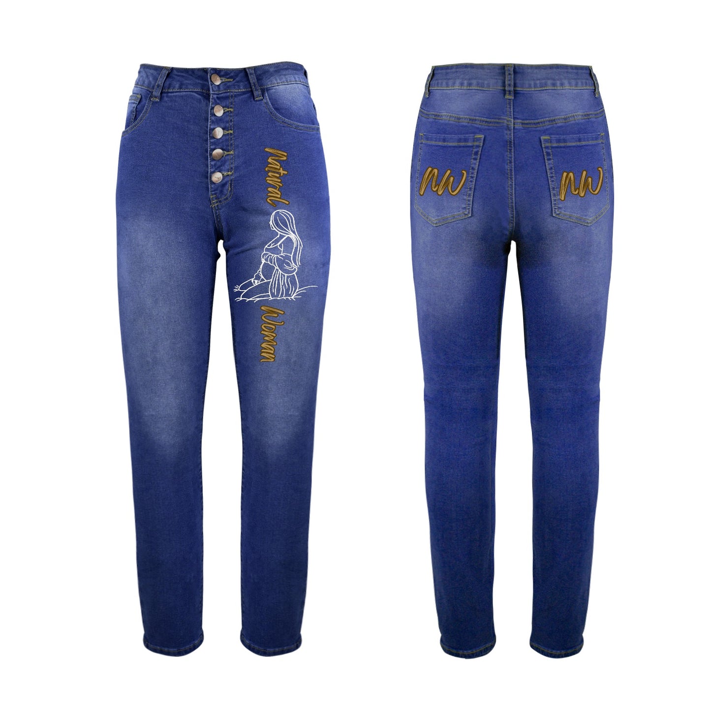 Natural Woman EXPECTING (WL) Crafted Women's Denim Jeans