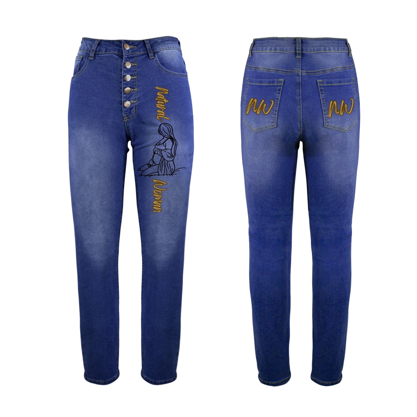 Natural Woman EXPECTING (BL) Crafted Women's Denim Jeans