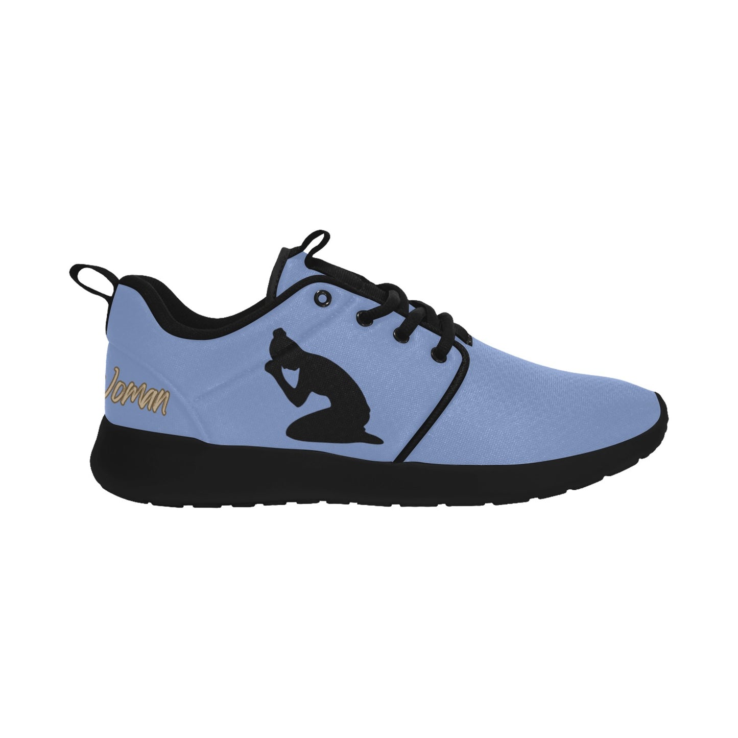 Natural Woman PRAY (BL) MEDIUM BLUE w/ Black Sole Sneakers