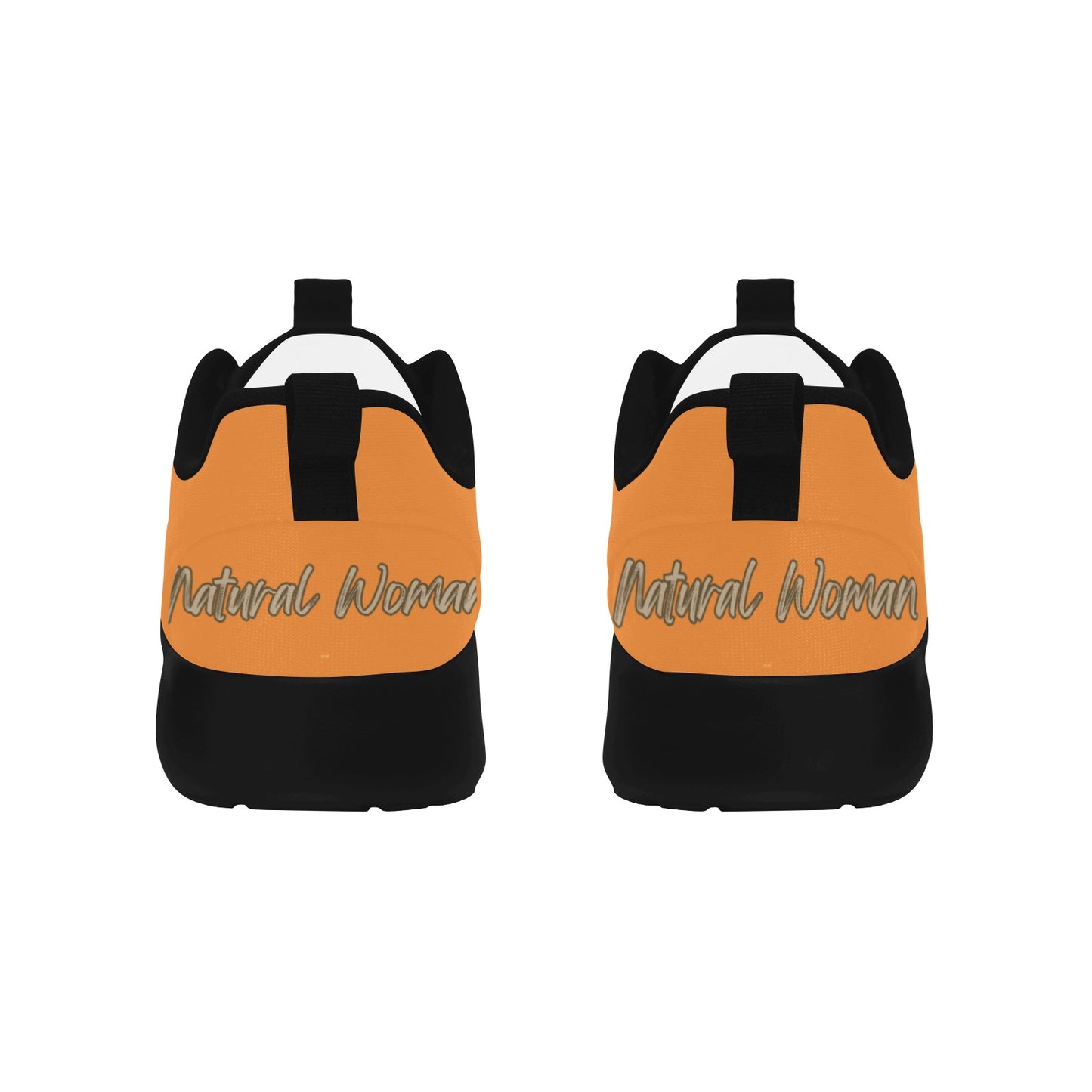 Natural Woman SAFE WITH MOMMA (BL) ORANGE w/ Sole Sneakers