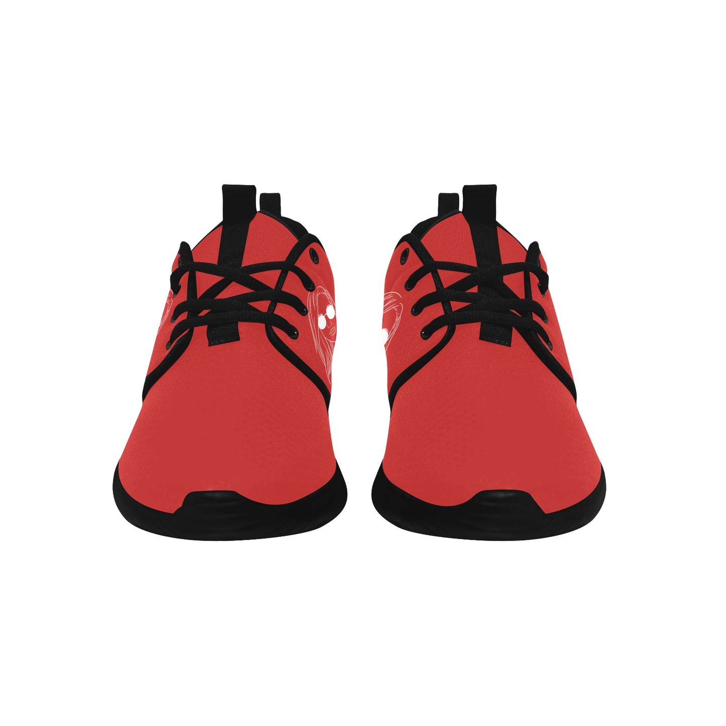 Natural Woman SHADES (WL) RED w/ Black Sole Sneakers
