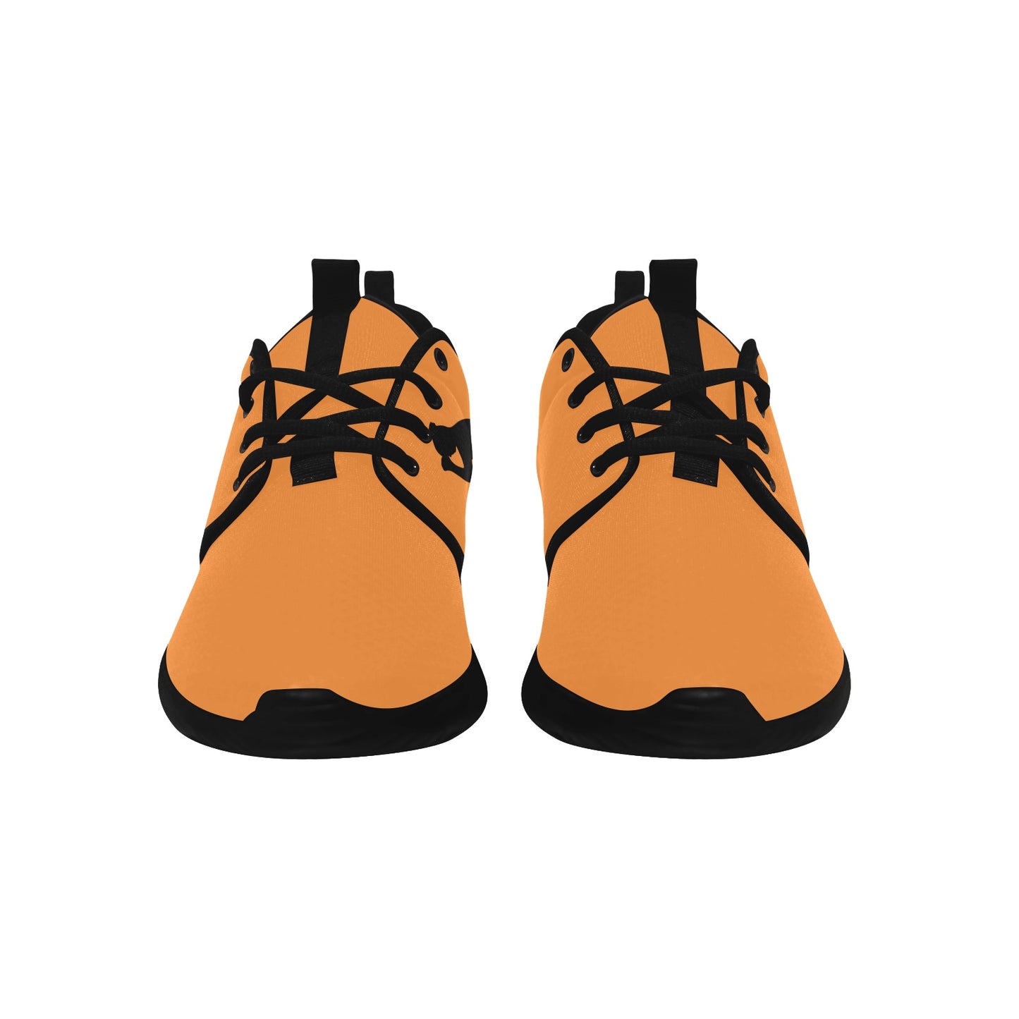 Natural Woman PRAY (BL) ORANGE w/ Black Sole Sneakers