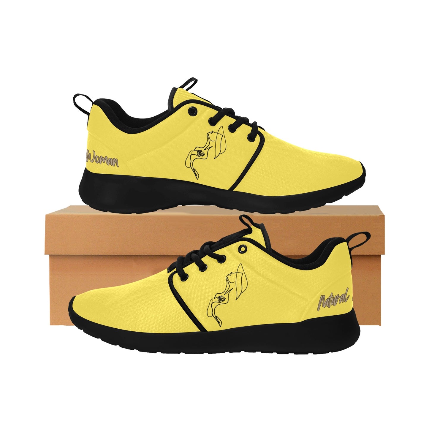 Natural Woman FREE (BL) YELLOW w/ Black Sole Sneakers