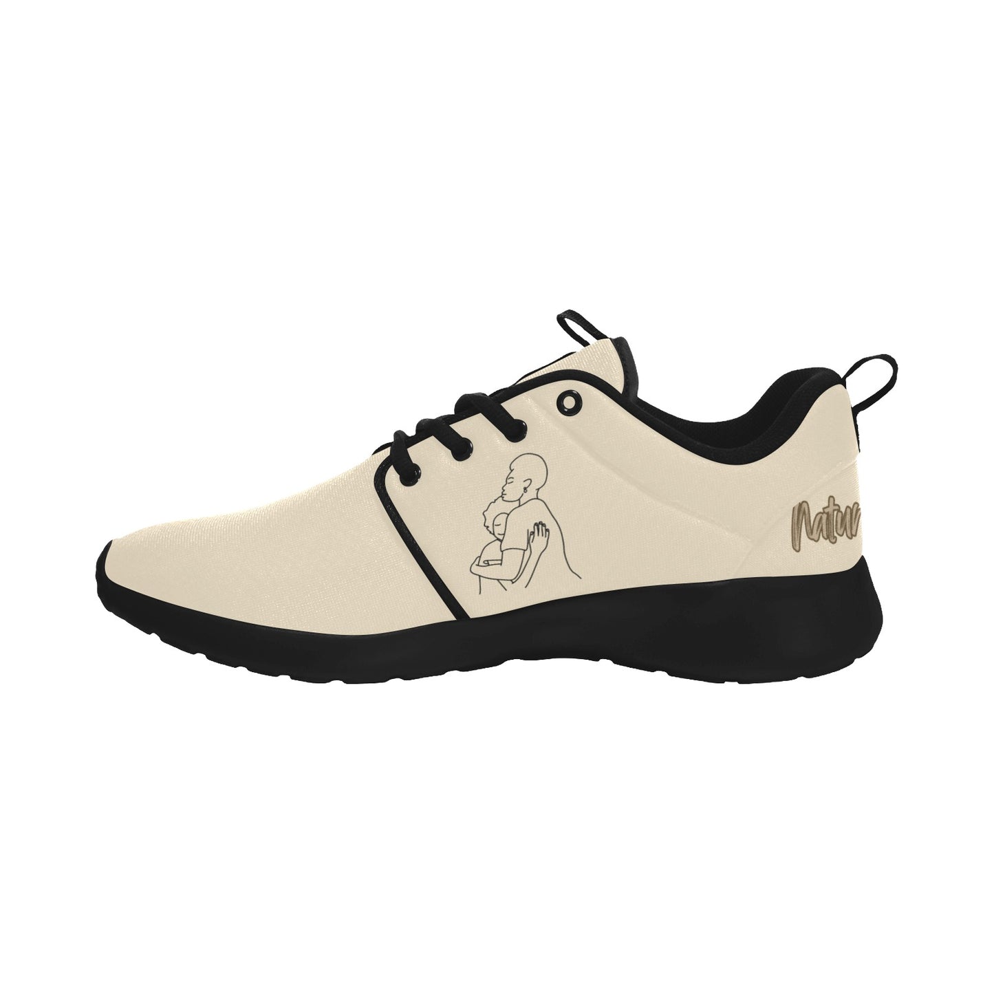 Natural Woman SAFE WITH MOMMA (BL) CREAM w/ Sole Sneakers