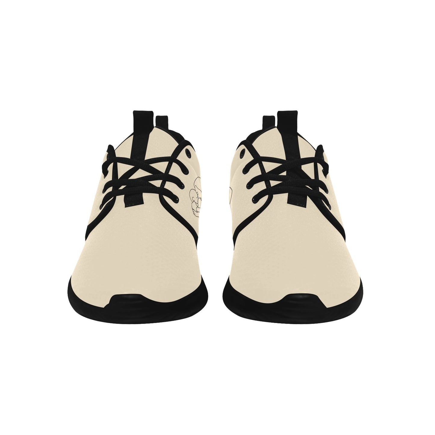 Natural Woman JOY (BL) CREAM w/ Black Sole Sneakers