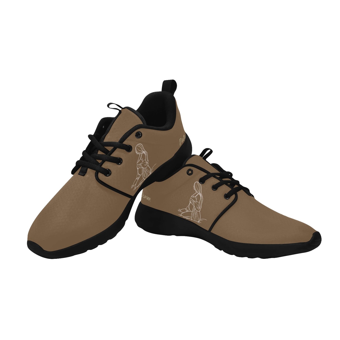 Natural Woman EXPECTING (WL) BROWN w/ Sole Sneakers