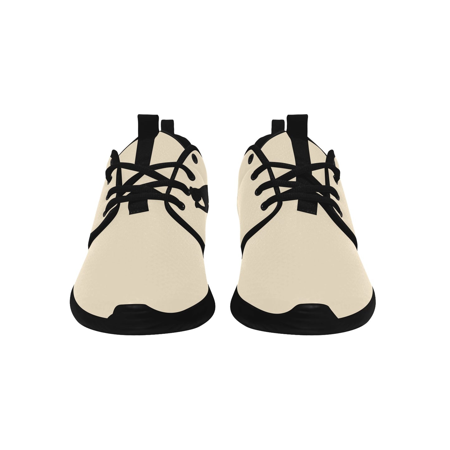 Natural Woman PRAY (BL) CREAM w/ Black Sole Sneakers
