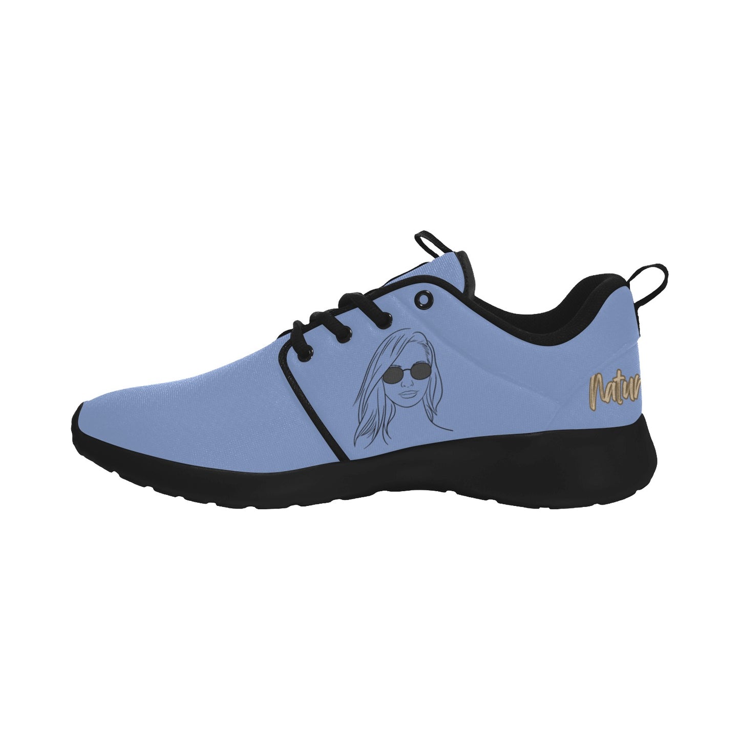 Natural Woman SHADES (BL) MEDIUM BLUE w/ Black Sole Sneakers