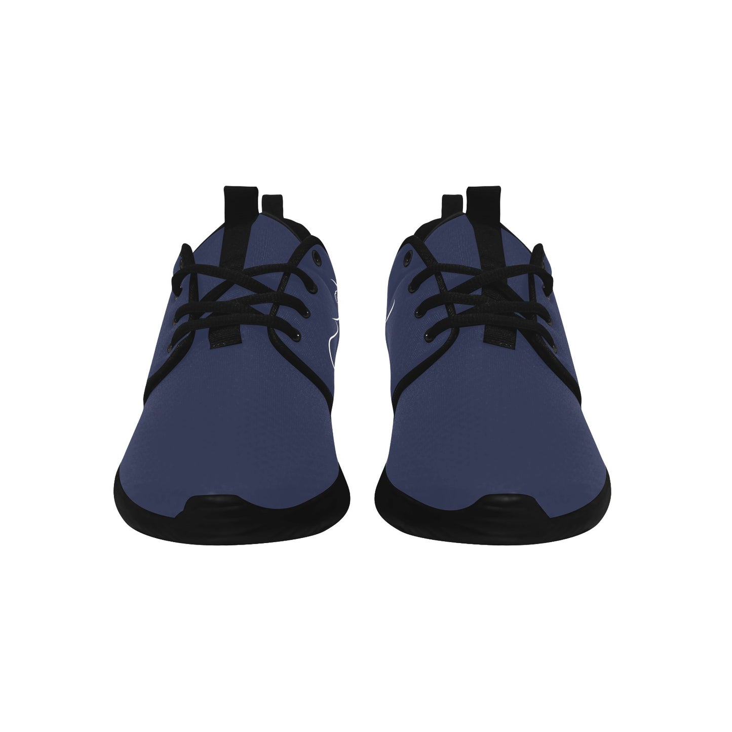 Natural Woman CHIN UP (WL) ROYAL w/ Black Sole Sneakers