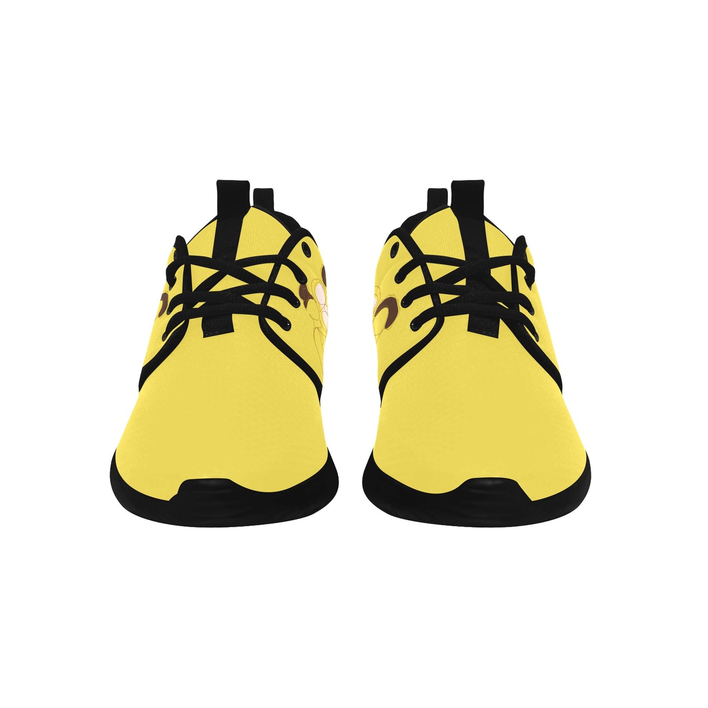 Natural Women FRIENDS (WL) YELLOW w/ Black Sole Sneakers