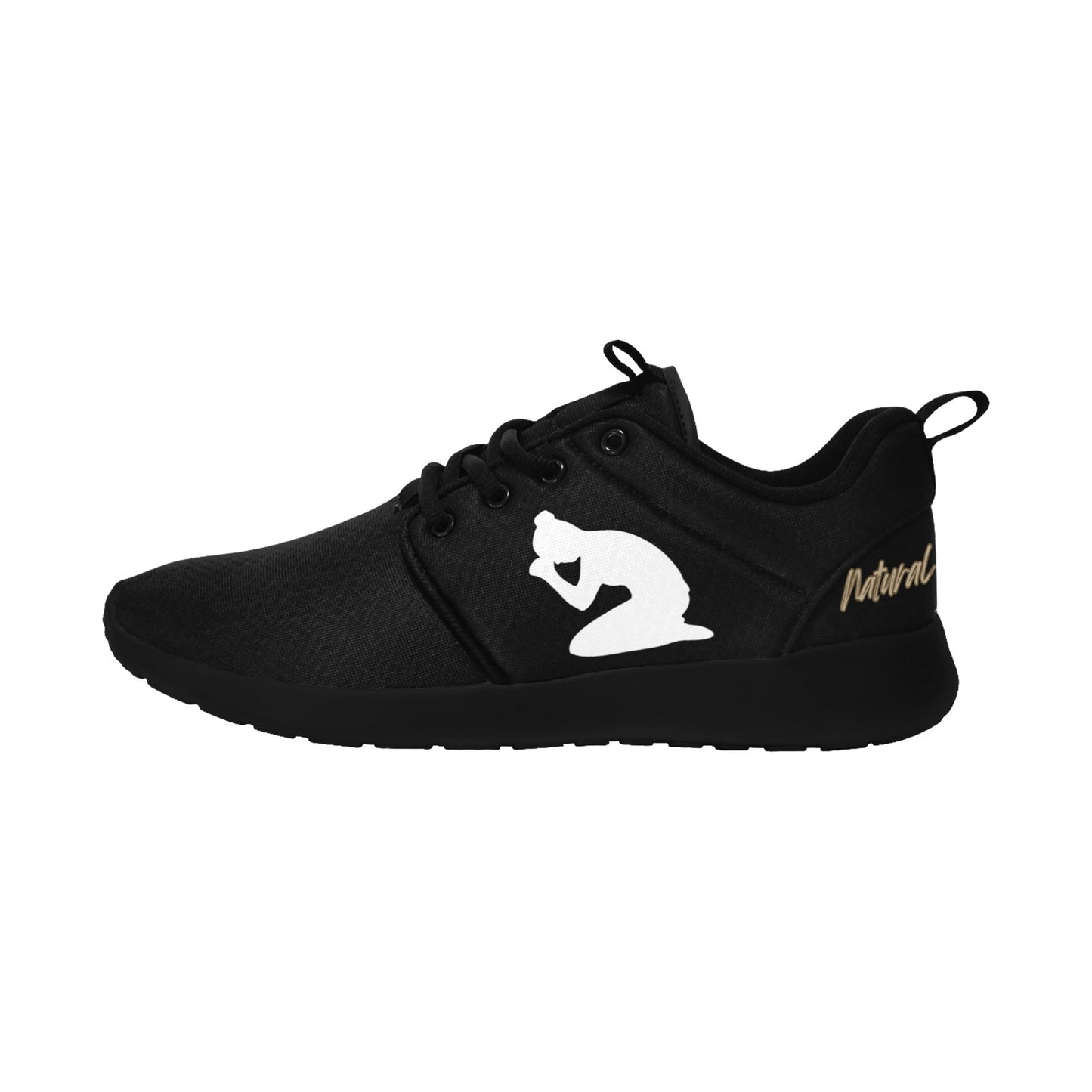 Natural Woman PRAY (WL) BLACK w/ Black Sole Sneakers