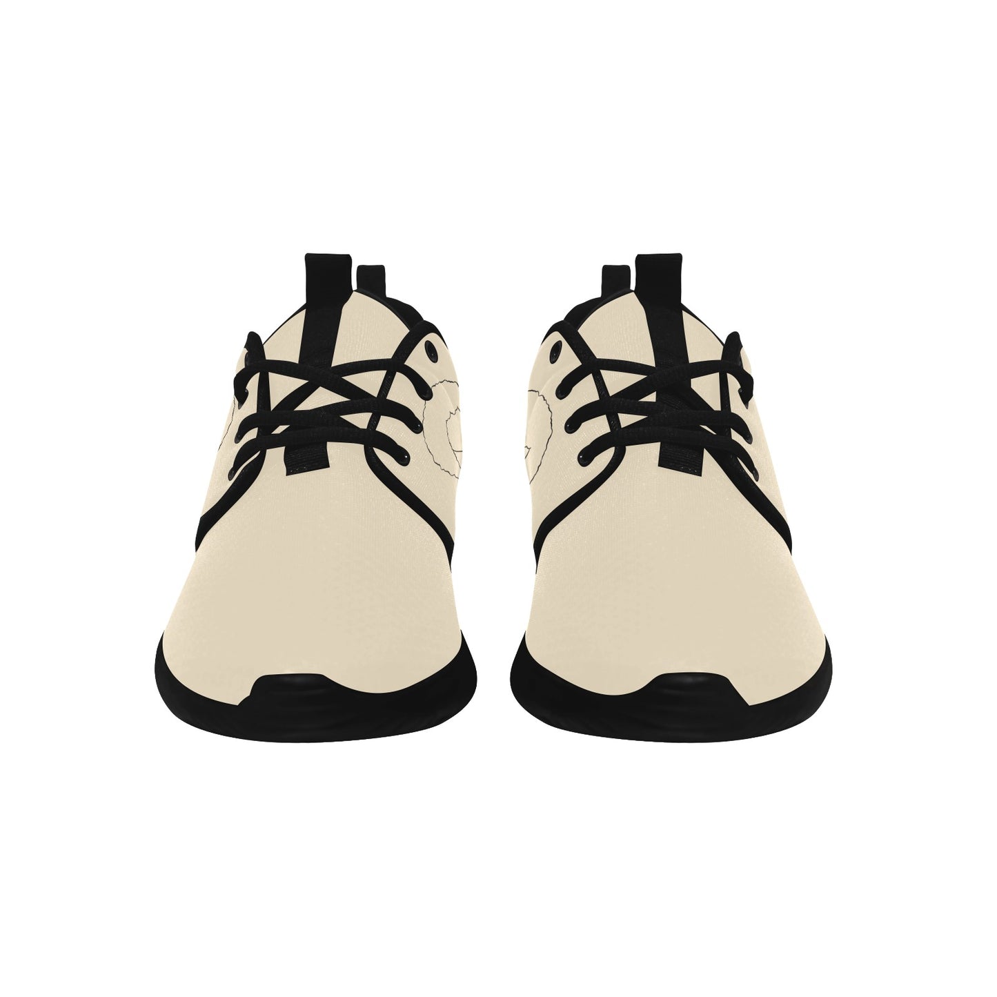Natural Woman AFRO (BL) CREAM w/ Black Sole Sneakers