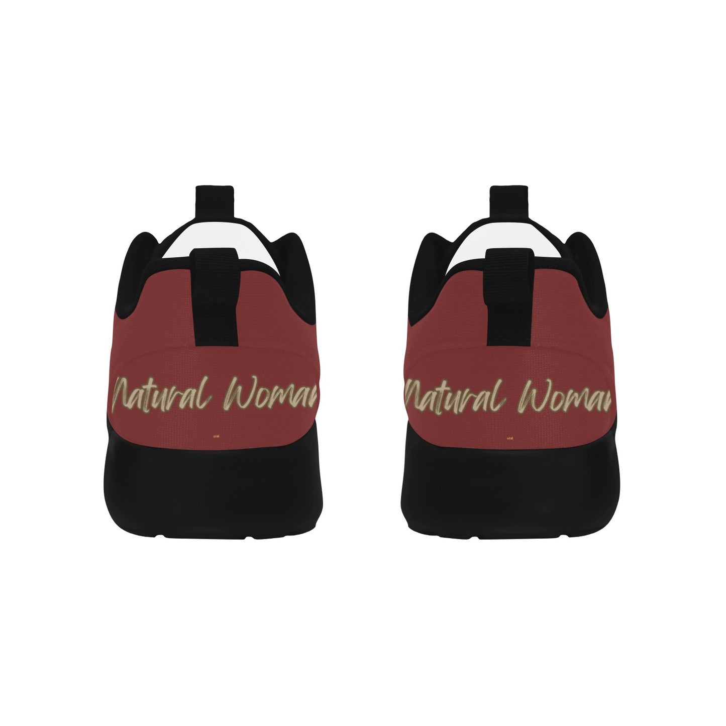 Natural Woman PUFF (BL) MAROON w/ Black Sole Sneakers