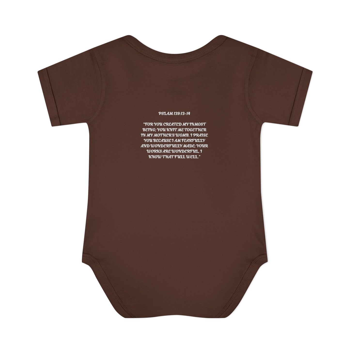 Kingdom Kids Infant Bodysuit - Psalm 139: 13-14