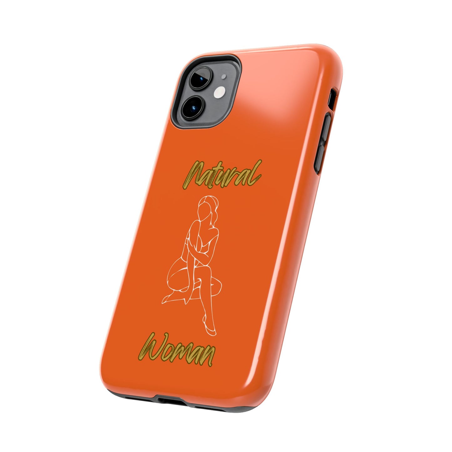 Natural Woman Shoulder Action (WL)Tough Phone Cases ORANGE
