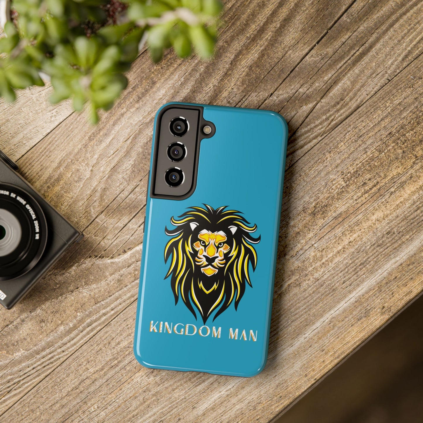 Kingdom Man (White-Gold Label) Tough Phone Case TURQUOISE