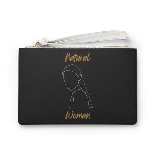 Natural Woman Tilted Look (WL) Clutch Bag BLACK