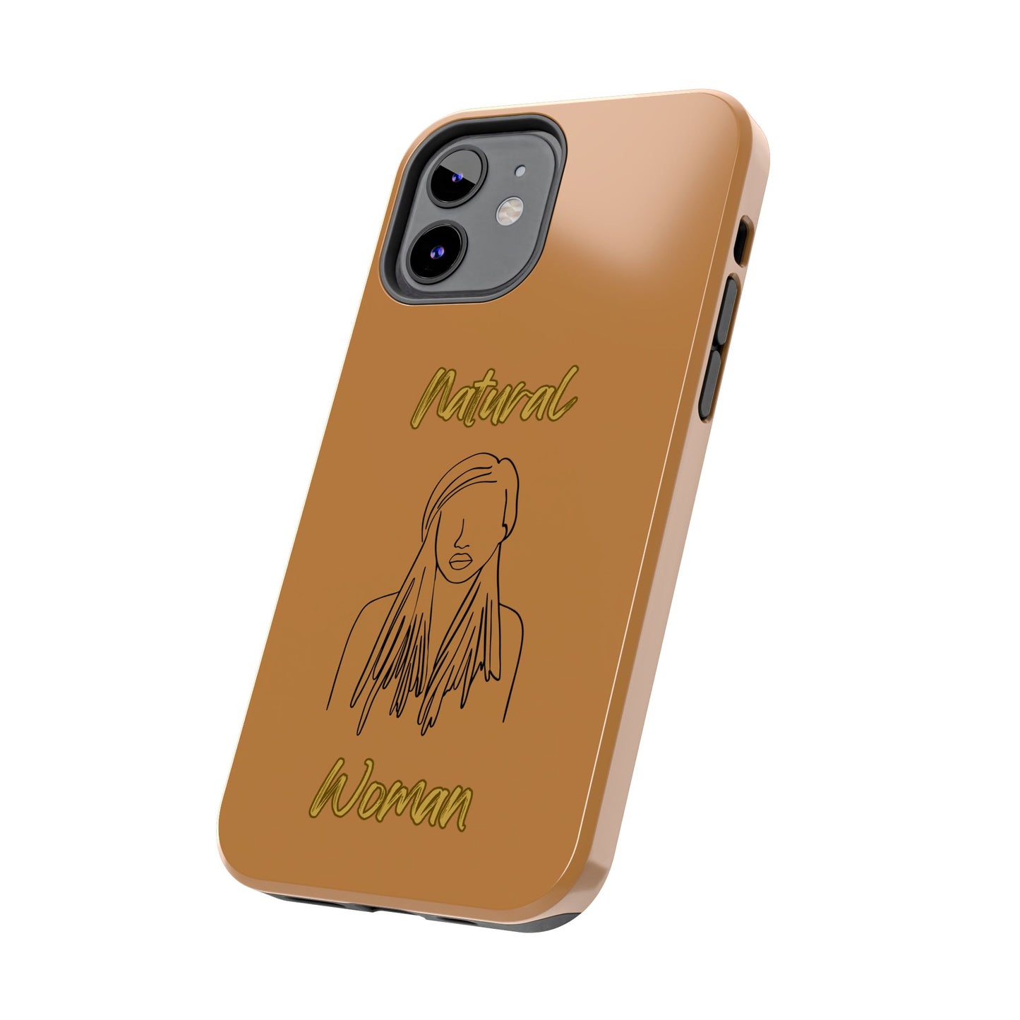 Natural Woman Content (BL)Tough Phone Cases LIGHT BROWN