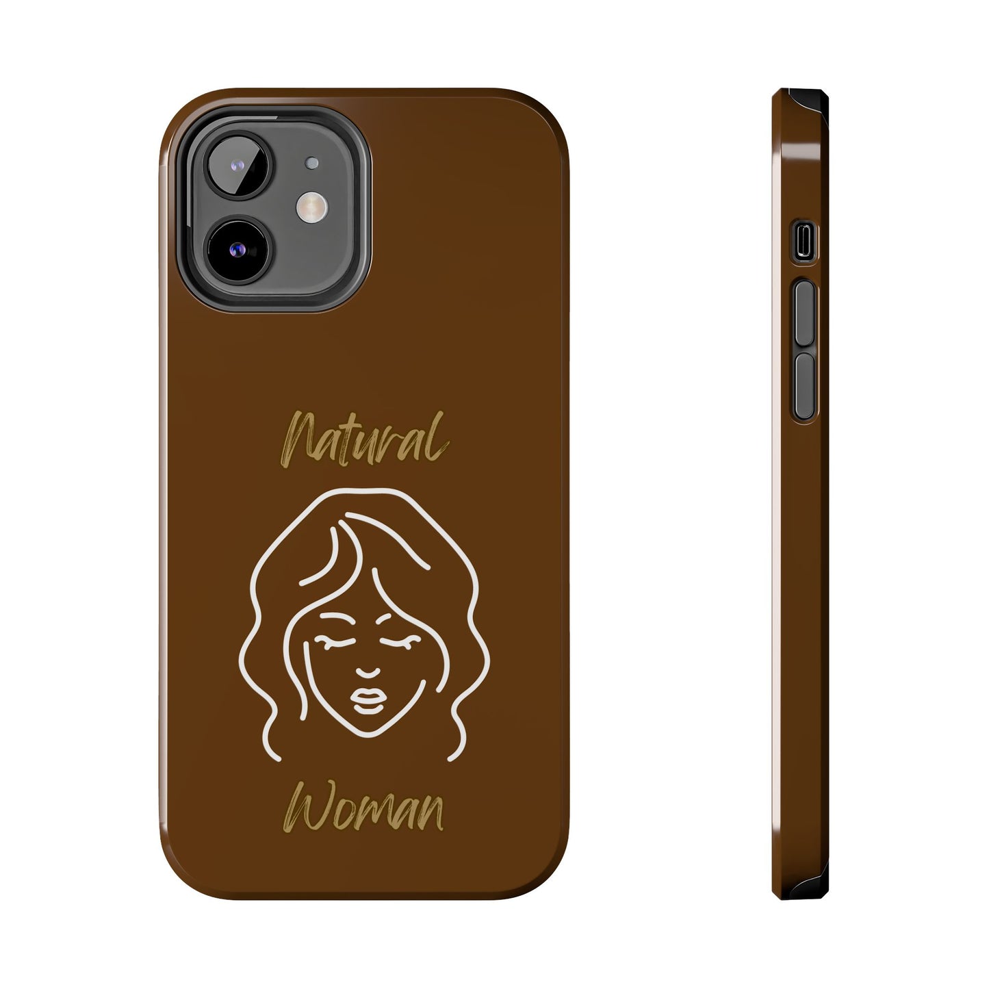 Natural Woman Modest (WL)Tough Phone Cases BROWN