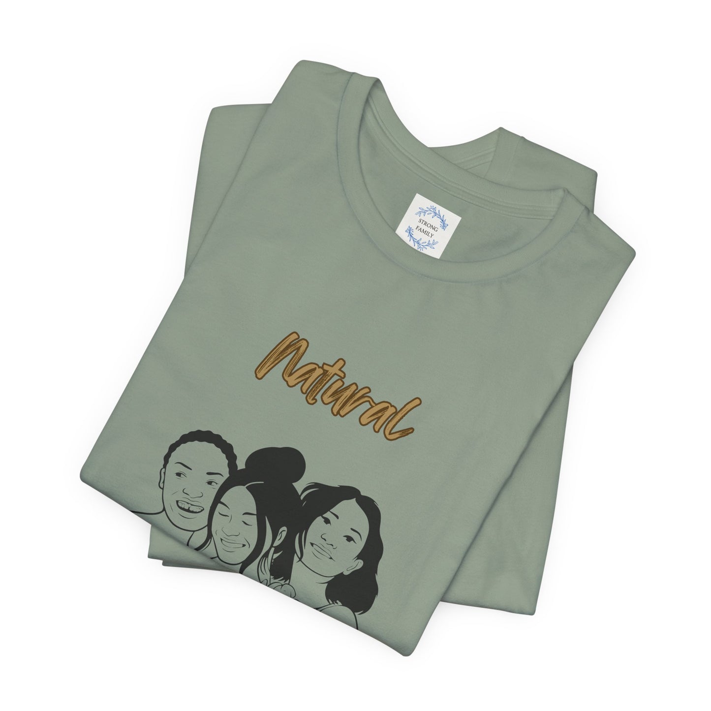 Natural Woman Laughing Friends (BL) Short Sleeve T-Shirt