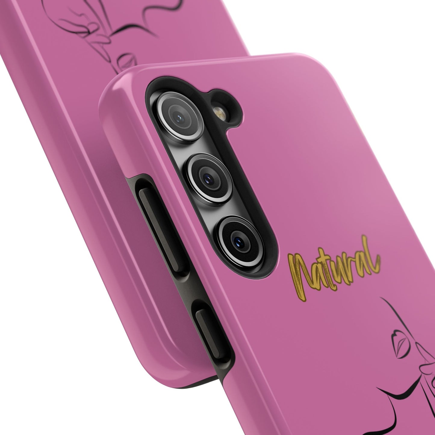 Natural Woman Chin Up (BL)Tough Phone Cases LIGHT PINK