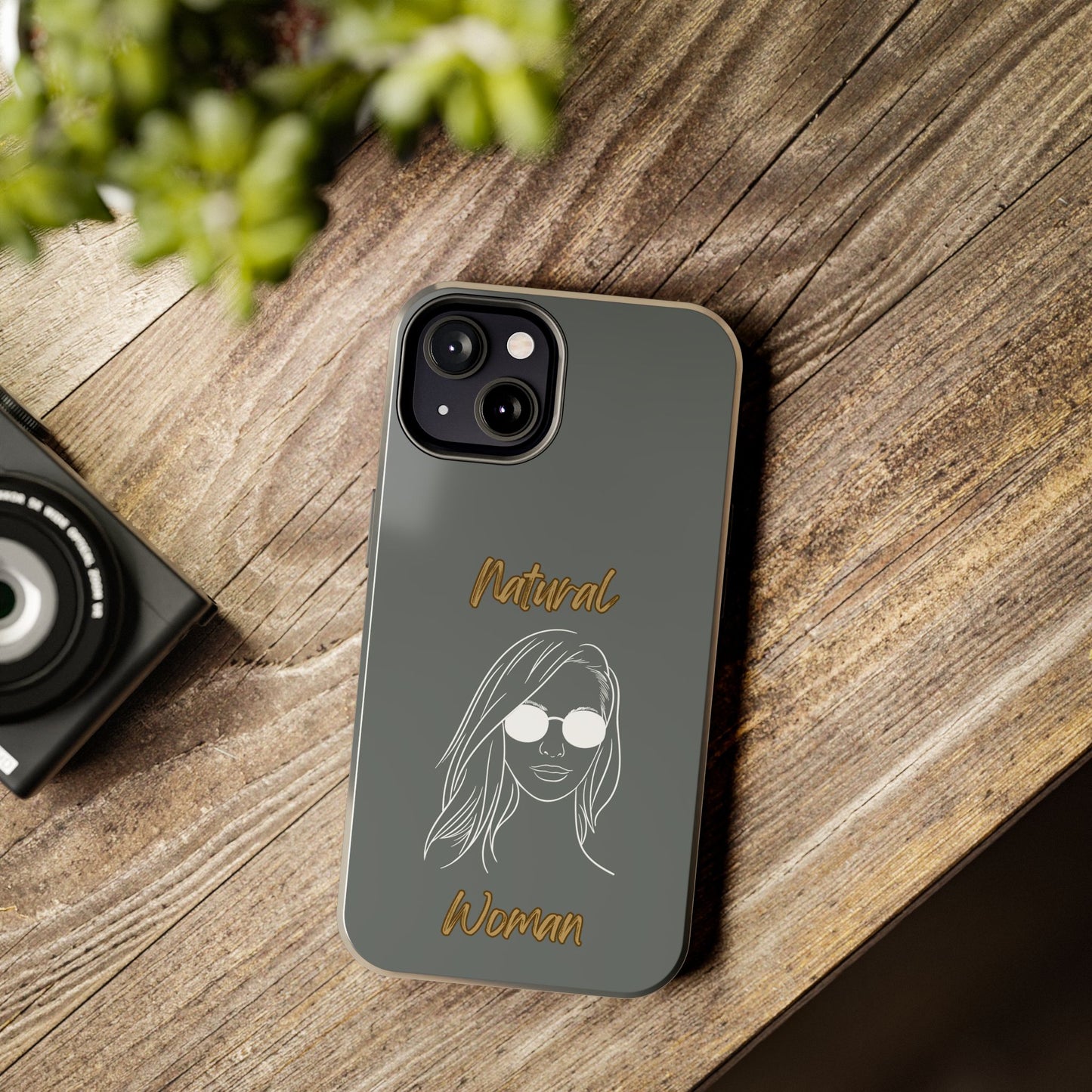 Natural Woman Shades (WL)Tough Phone Cases DARK GREY