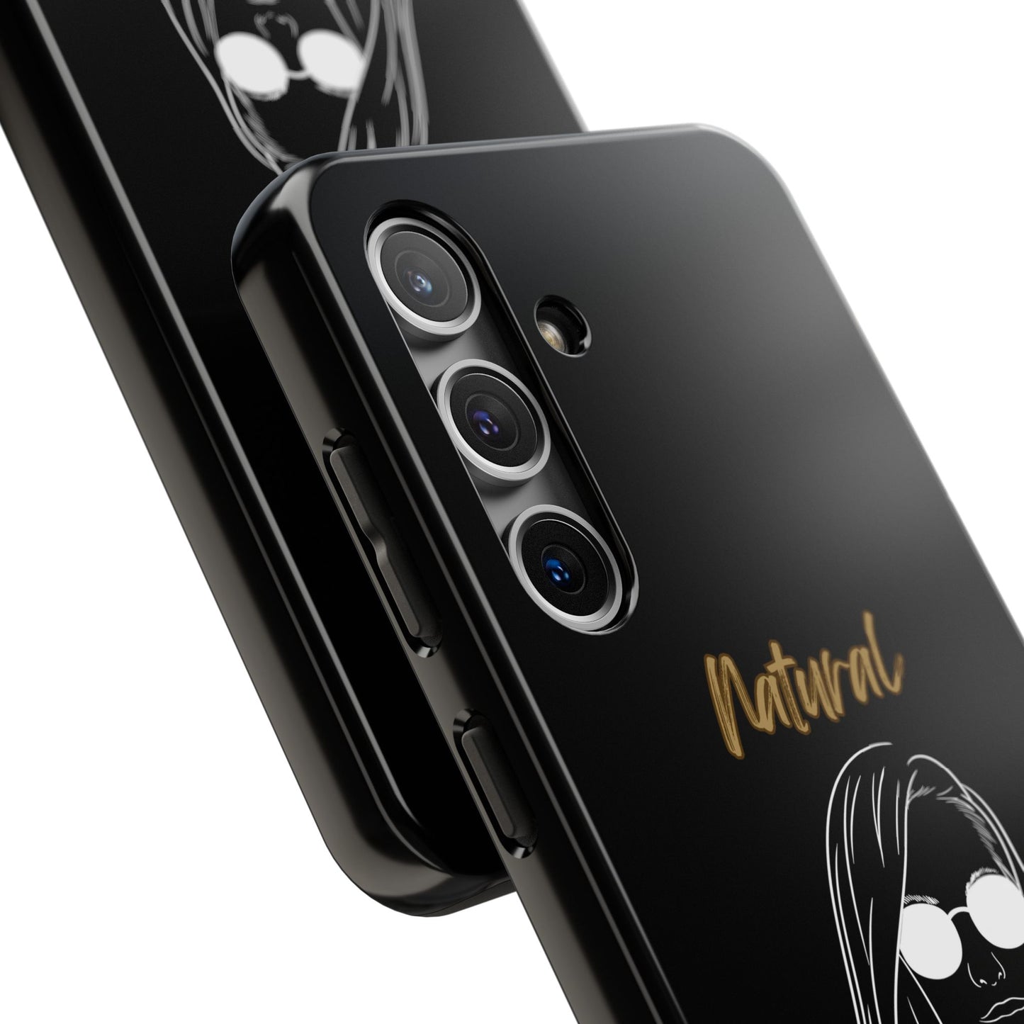 Natural Woman Shades (WL)Tough Phone Cases BLACK