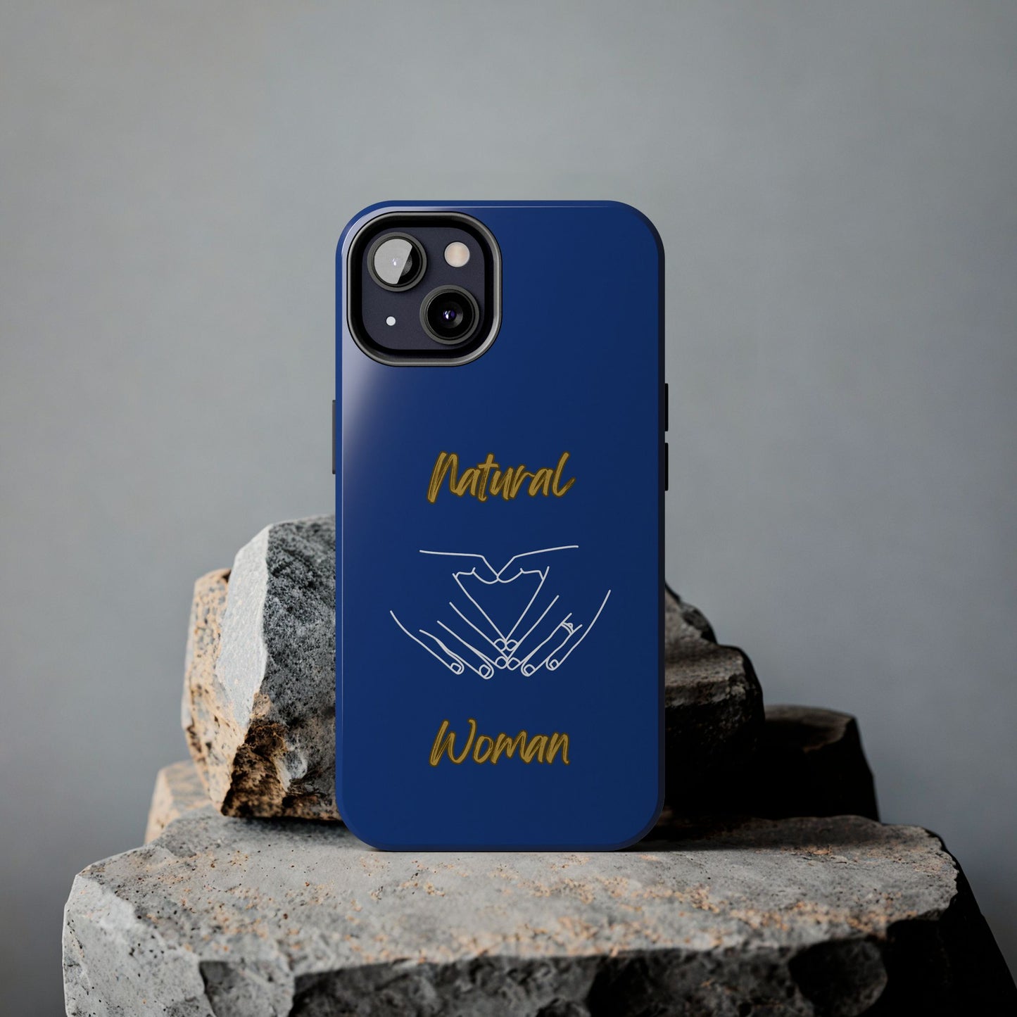 Natural Woman I Love You (WL)Tough Phone Cases DARK BLUE